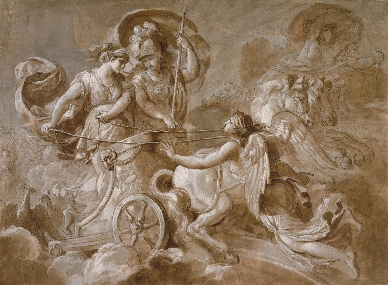 Iride si avvicina ad Atena ed Era - Minneapolis Institute of Art, attribuito